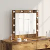 vidaXL Miroir de vanité Rectangulaire Bois ancien 60 x 55 x 18 cm