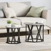 vidaXL Tables D'appoint Vidaxl 2 Pcs Gris Sonoma En Bois Aggloméré