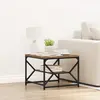 vidaXL Table basse Bois Ancien 51 x 50 x 40 cm