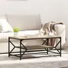 vidaXL Table basse Chêne Sonoma 90 x 50 x 40 cm