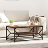vidaXL Table basse Bois Ancien 90 x 50 x 40 cm