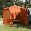vidaXL - Luifel - Tent - Oranje - 243 - x - 243 - x - 251 - cm - Stof