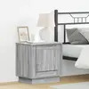 vidaXL Cabinet de chevet Gris 44 x 34,5 x 45 cm Bois d'ingénierie