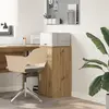 vidaXL Buffet avec tiroir Chêne artisanal 38 x 34 x 75 cm