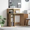 vidaXL Bureau Chêne artisanal 90 x 48 x 101,5 cm Bois d'ingénierie