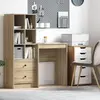 vidaXL Vidaxl Bureau D'ordinateur Chêne De Sonoma Bois D'ingénierie