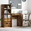 vidaXL Bureau Chêne fumé 60 x 40 x 76 cm