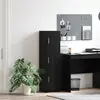 vidaXL Haut Armoire Chêne noir 31.5 x 32 x 122.5 cm