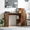 vidaXL Bureau D'écriture Bois Ancien Bois D'ingénierie Standard