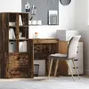 vidaXL Bureau Chêne fumé 60 x 50 x 76 cm