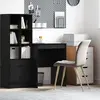 vidaXL Bureau D'écriture Chêne Noir Bois 60 X 50 X 76 Cm Bureau