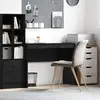 vidaXL Bureau Chêne noir 100 x 40 x 76 cm