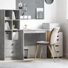 vidaXL Bureau Gris béton 70 x 50 x 76 cm
