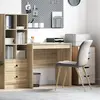 vidaXL Bureau Chêne Sonoma 80x50x76 Cm Bois D'ingénierie