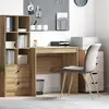 vidaXL Bureau Chêne Artisanal 80x50x76 Cm Bois Composite