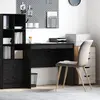 vidaXL Bureau Chêne noir 90 x 50 x 76 cm