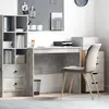 vidaXL Bureau Gris béton 90 x 50 x 76 cm