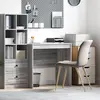 vidaXL Bureau Sonoma Gris 80x50x76 Cm Bois D'ingénierie