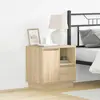vidaXL Cabinet de chevet 2 pcs Chêne Sonoma 50 x 34,5 x 50 cm.