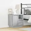 vidaXL Vidaxl Gris Sonoma Bois D'ingénierie Compacte Table De Chevet