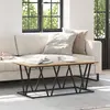 vidaXL Table basse Chêne artisanal 100 x 50 x 40 cm