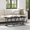 vidaXL Table basse Chêne noir 100 x 50 x 40 cm