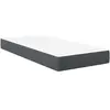 vidaXL Matelas de Lit avec matelas Gris 80 x 200 cm tissu