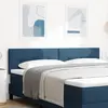 vidaXL Tête de lit tuftée bleue 90 cm en tissu