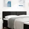 vidaXL Headboard LED Boutons capitonnés Noir 80 cm Velours