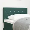 vidaXL Tête de lit LED avec bandes LED Vert foncé 80 cm Velours