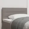 vidaXL Tête de lit Design Linéaire Taupe 80 cm Tissu
