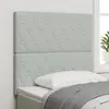 vidaXL Tête de lit Gris clair 100 cm Velours