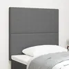 vidaXL Tête de lit Gris clair 100 cm Tissu en velours côtelé