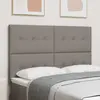 Tête De Lit Capitonnée Taupe 160 Cm En Tissu