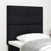 Tête De Lit Capitonnée Noire 100 Cm En Tissu