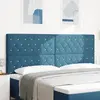 vidaXL Tête de lit Bleu foncé 200 cm Velours