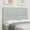 vidaXL Tête de lit Gris clair 160 cm Velours
