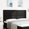 vidaXL Vidaxl Tête De Lit Design Blocs De Diamant Noir 180 Cm Velours