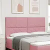 vidaXL Tête de lit Rose 180 cm Velours