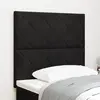 vidaXL Tête de Lit Design en Blocs de Diamant Noir 100 cm Velours