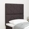 vidaXL Tête de lit Marron foncé 80 cm tissu