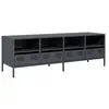 vidaXL Meuble TV anthracite 135x39x43,5 cm acier laminé à froid