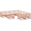 vidaXL Salon de jardin 9 pcs bois massif sapin de douglas