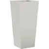 vidaXL Jardinière 35x35x75 cm acier inoxydable