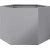 vidaXL Jardinière hexagone 69x60x45 cm acier galvanisé