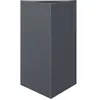vidaXL Jardinière anthracite triangulaire 50x43x75 cm acier