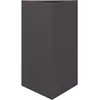vidaXL Jardinière noir triangulaire 50x43x75 cm acier