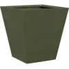 vidaXL Jardinière vert olive 30x30x30 cm acier