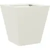 vidaXL Jardinière blanc 30x30x30 cm acier
