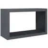 vidaXL Portant de bois de chauffage anthracite 100x40x60 cm acier